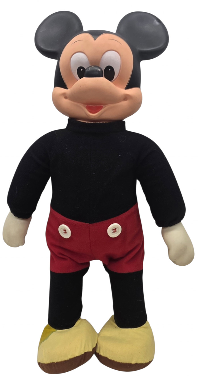 Vintage Toy Marching Mickey Mouse 20" Hasbro Walt Disney Productions